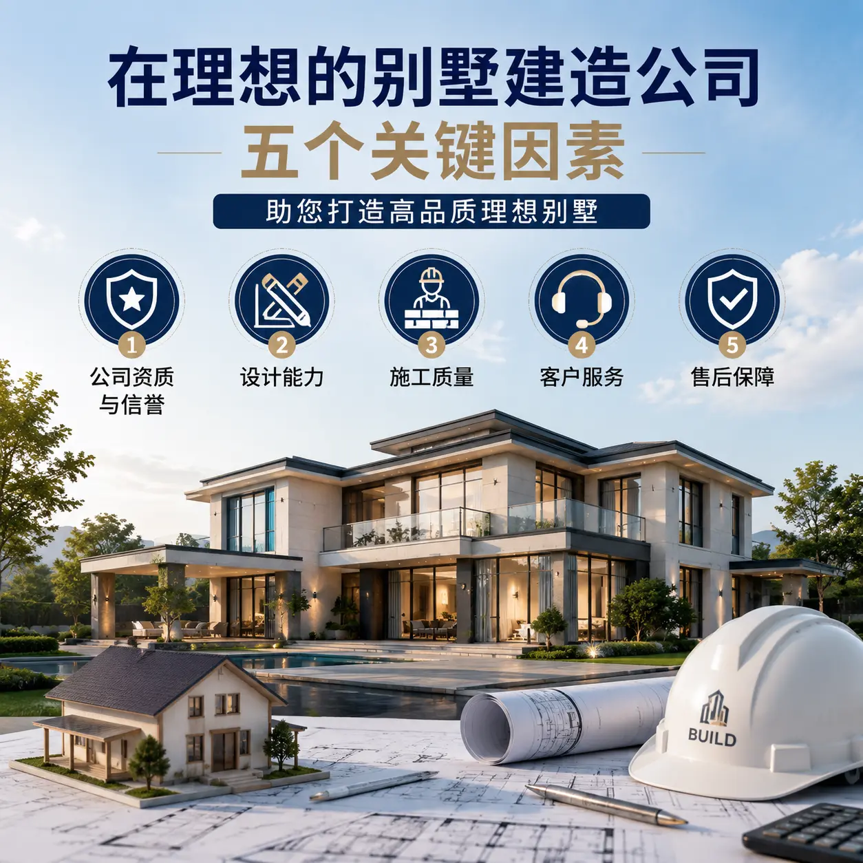 在 红花岗 找到理想别墅建造公司的五个关键因素