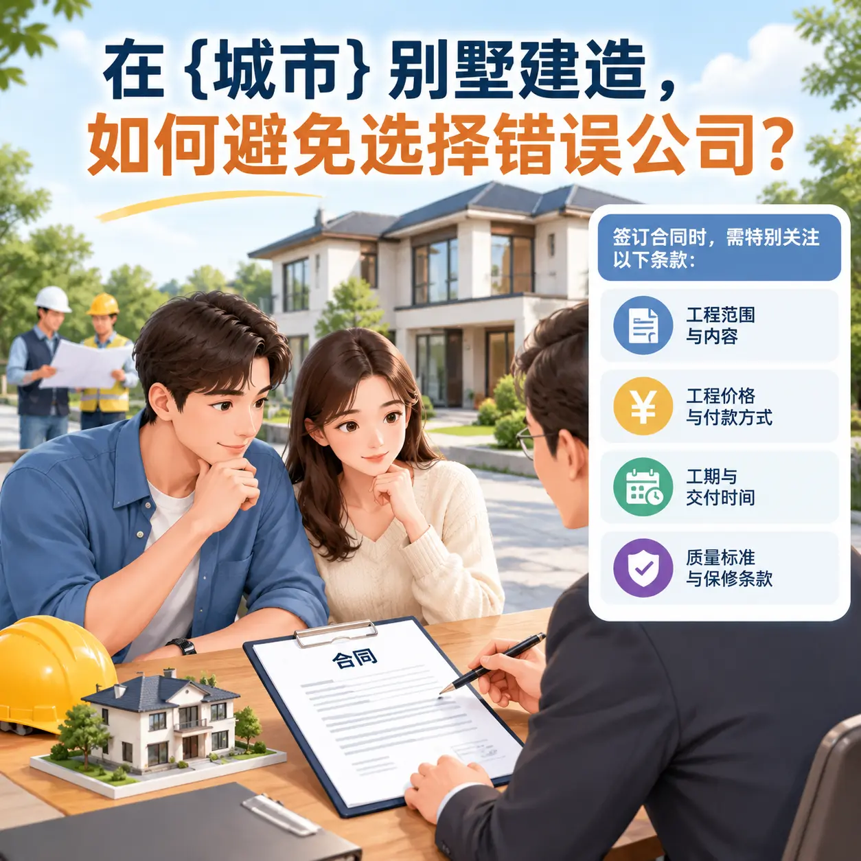 在 红花岗 别墅建造，如何避免选择错误公司？