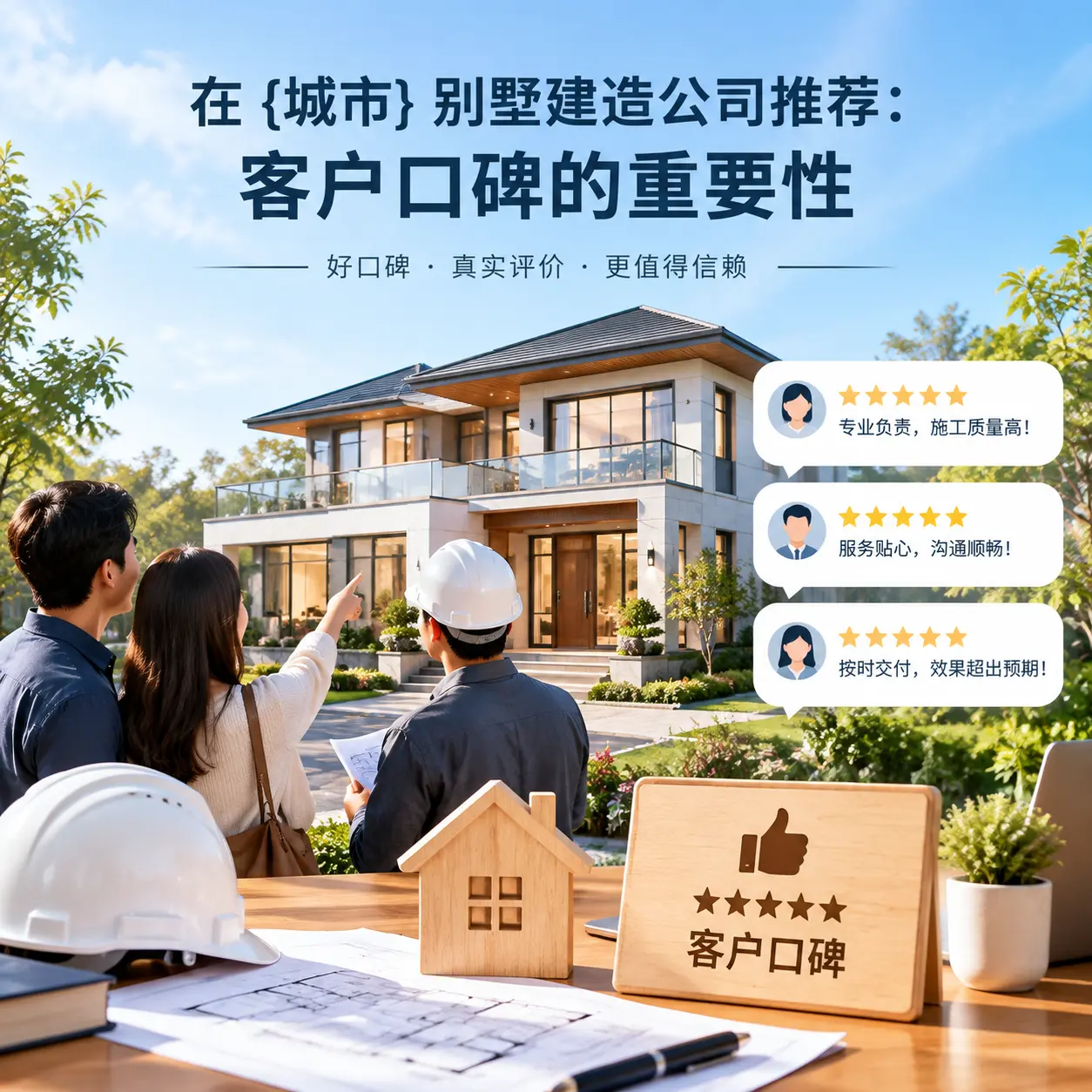 在 红花岗 别墅建造公司推荐：客户口碑的重要性