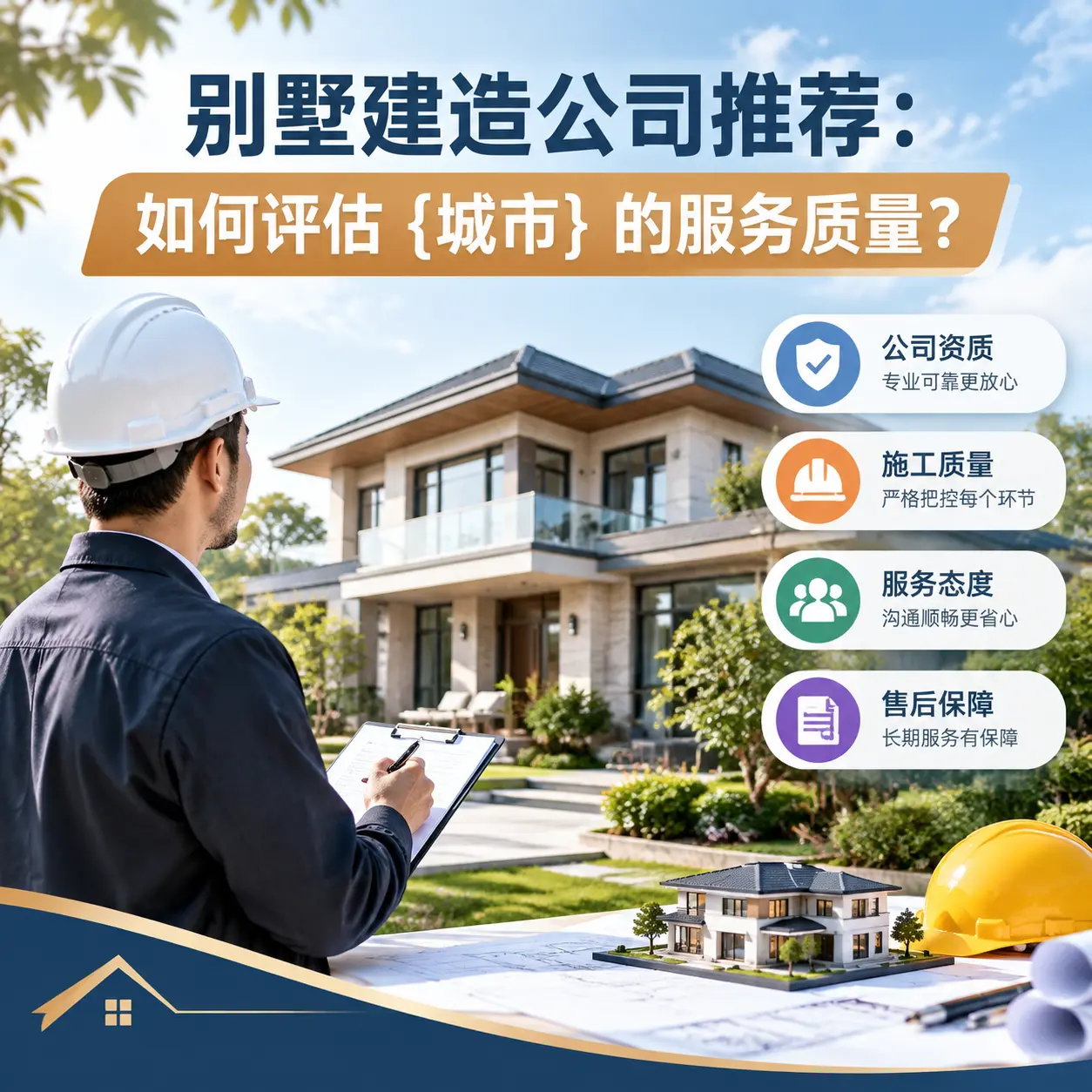 别墅建造公司推荐：如何评估 红花岗 的服务质量？