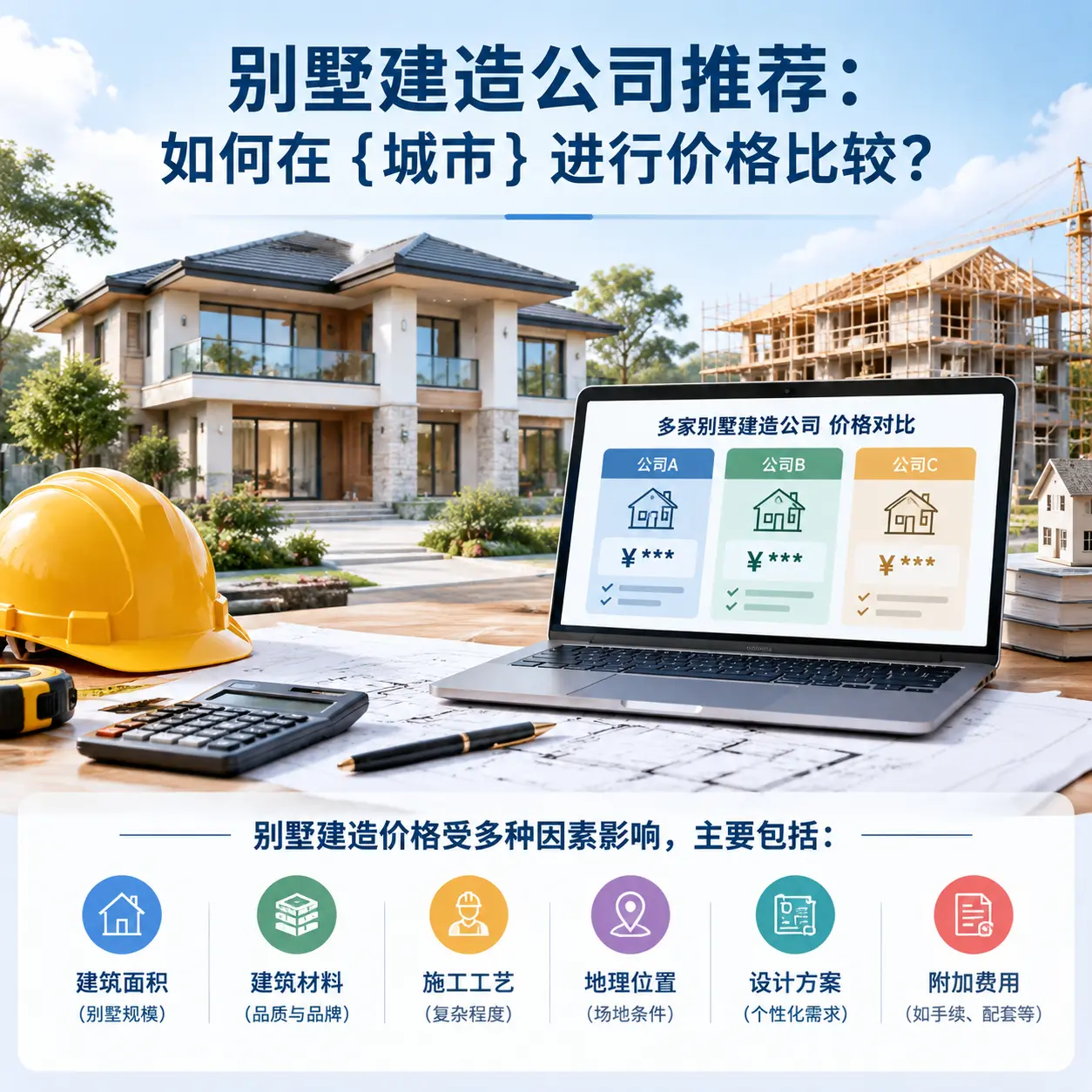 别墅建造公司推荐:如何在 红花岗 进行价格比较?