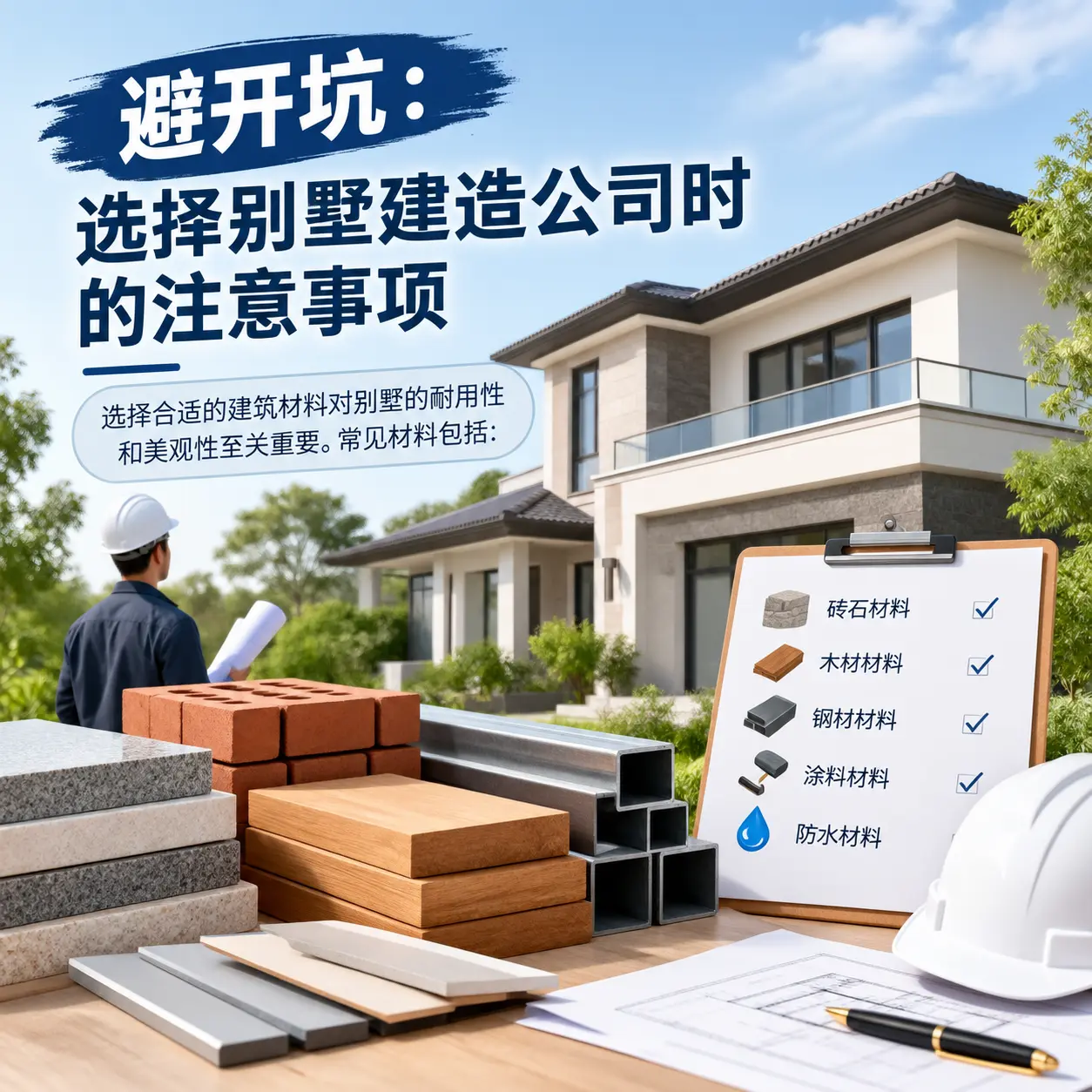 避开坑:选择 红花岗 别墅建造公司时的注意事项