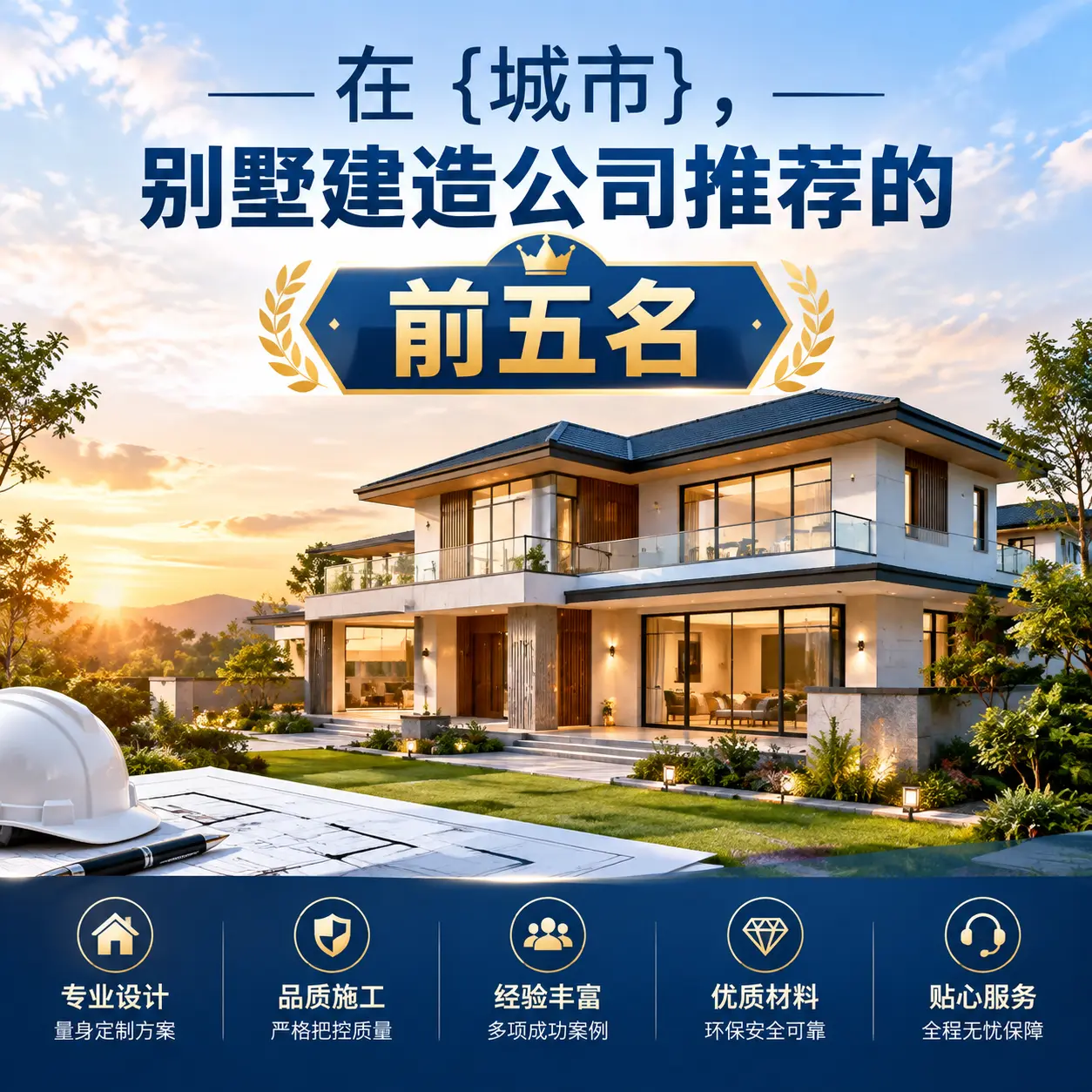 在 红花岗，别墅建造公司推荐的前五名