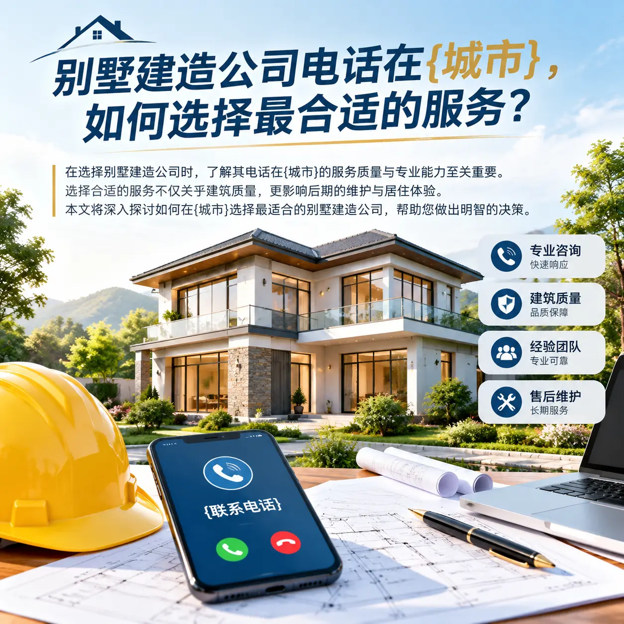 别墅建造公司电话在红花岗,如何选择最合适的服务?