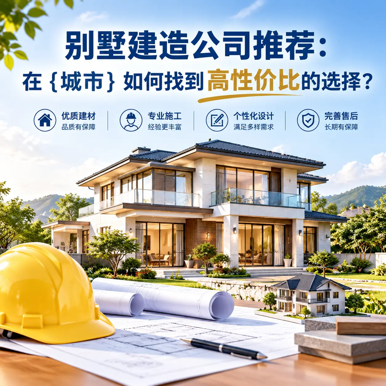 别墅建造公司推荐:在 红花岗 如何找到高性价比的选择?