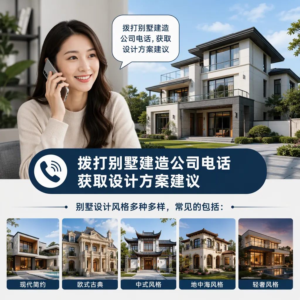 拨打红花岗别墅建造公司电话，获取设计方案建议
