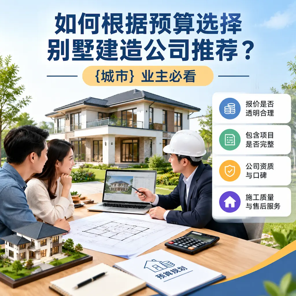 如何根据预算选择别墅建造公司推荐? 红花岗 业主必看