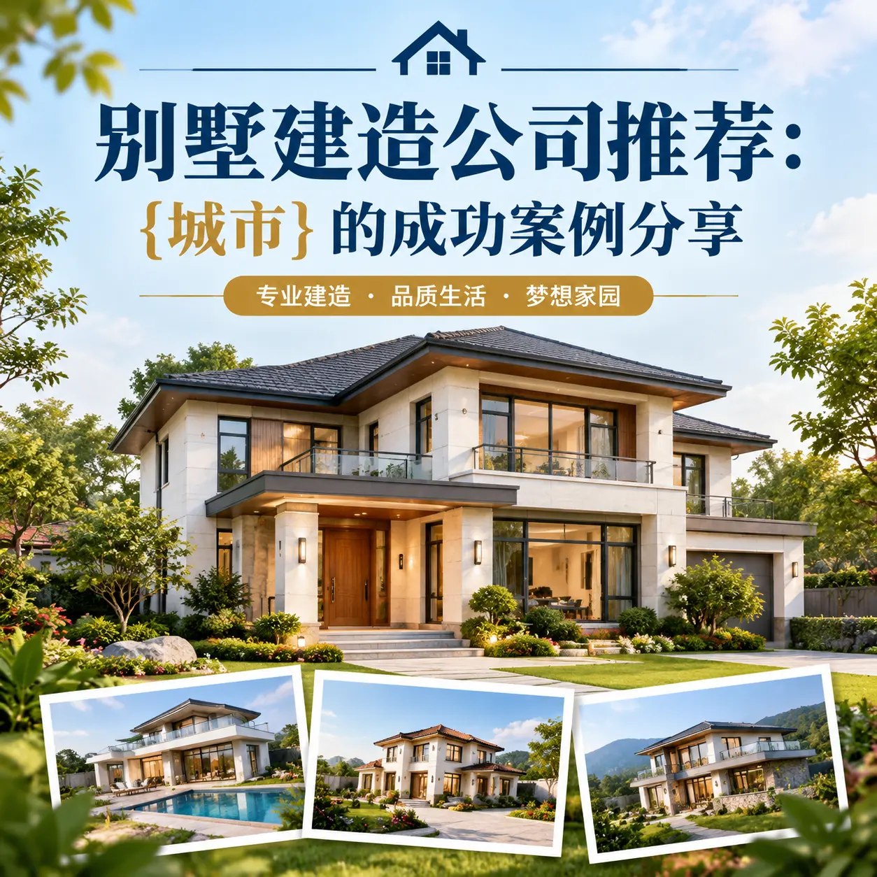 别墅建造公司推荐： 红花岗 的成功案例分享