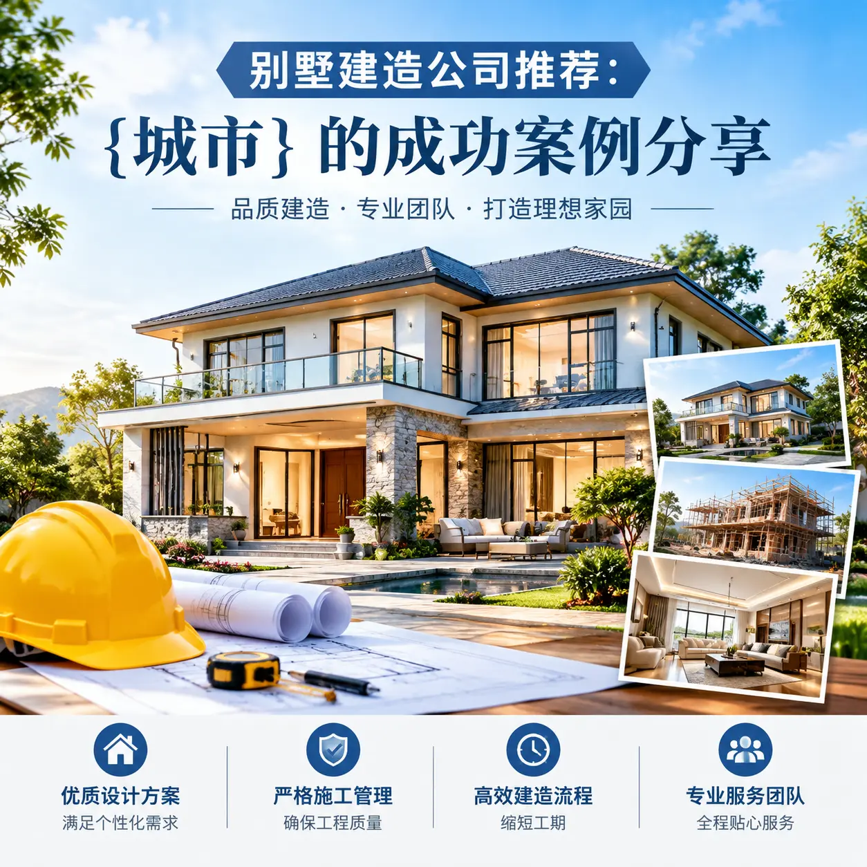 别墅建造公司推荐： 红花岗 的成功案例分享