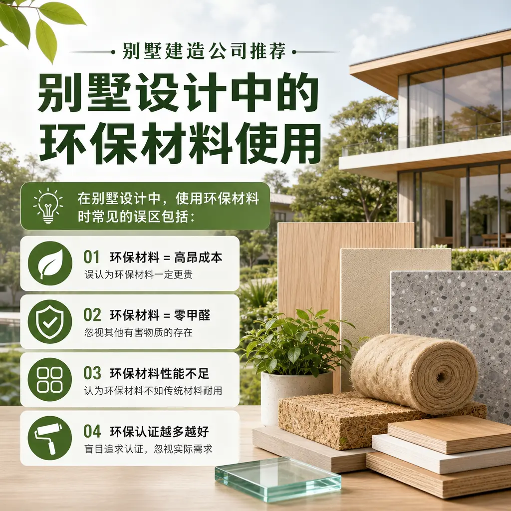 别墅建造公司推荐： 红花岗 别墅设计中的环保材料使用